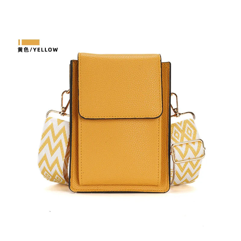Multi-Card Slot Mobile Phone Bag Women's Niche Single Shoulder Thin Crossbody Bag Simple Multi-Functional Adjustable Shoulder Strap Large Capacity Your Shop Mania