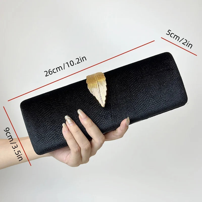 Elegant Evening Bags For Women Luxury Black Clutch Fashionable Envelope Clutch Bag, Party Wedding Handbag For Women Dinner Bag Your Shop Mania