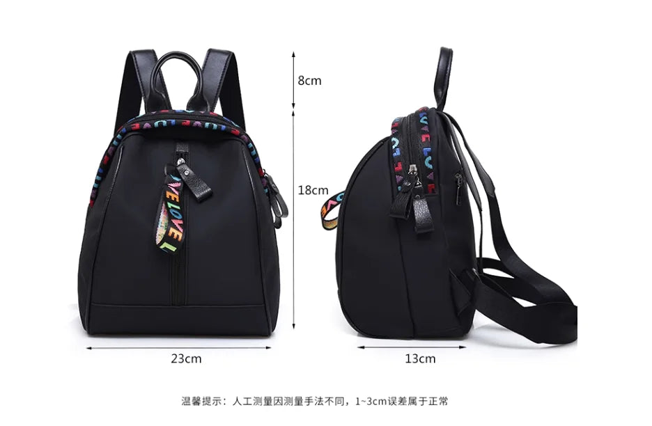 Women Backpacks Fashion LOVE Casual Shoulder Bag Back Pack School Backpack Your Shop Mania