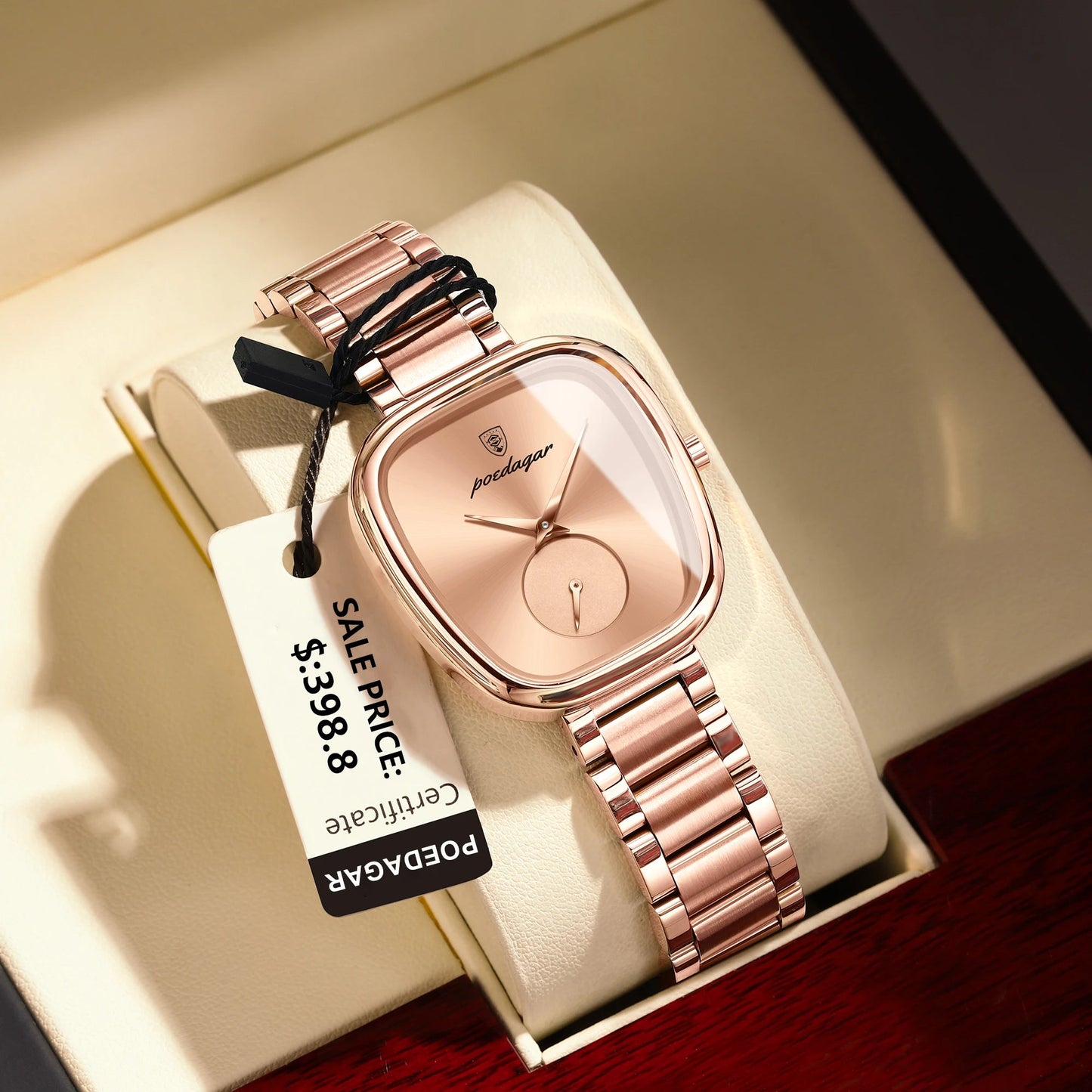 POEDAGAR Luxury Watch for Woman Waterproof Stainless Steel Quartz Ladies Watch High Quality Women's Watches Elegant Female Clock Your Shop Mania
