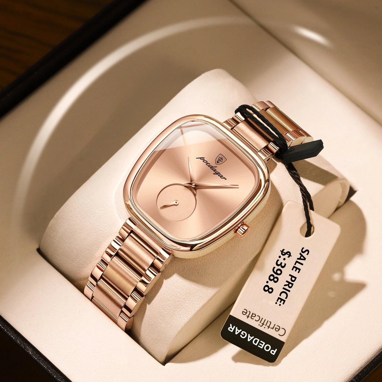 POEDAGAR Luxury Watch for Woman Waterproof Stainless Steel Quartz Ladies Watch High Quality Women's Watches Elegant Female Clock Your Shop Mania