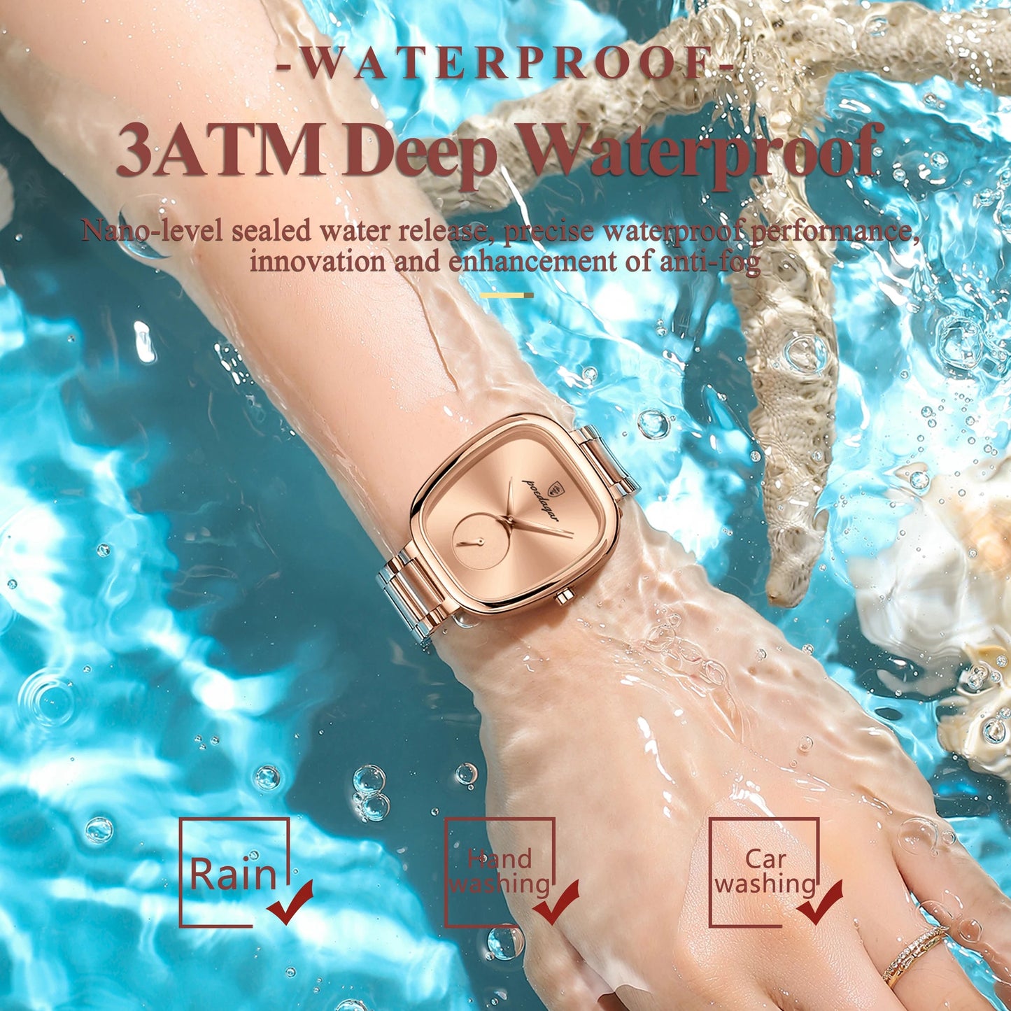 POEDAGAR Luxury Watch for Woman Waterproof Stainless Steel Quartz Ladies Watch High Quality Women's Watches Elegant Female Clock Your Shop Mania