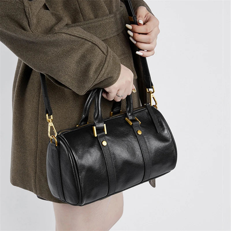 fashion Genuine Leather Small Shoulder Crossbody Bags For Women 2025 Trend Designer Pillow Tote Ladies Handbags Your Shop Mania