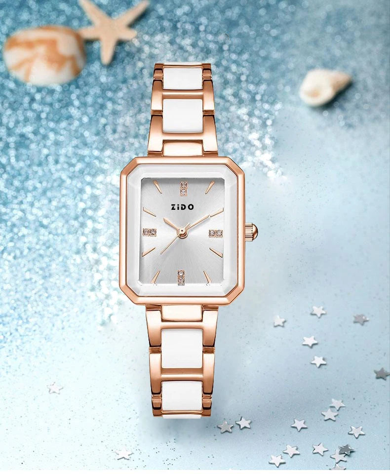 UTHAI Watch For Women Light Luxury Simple High Quality Stainless Steel Female Fashion diamond inlay Clock Watches Your Shop Mania