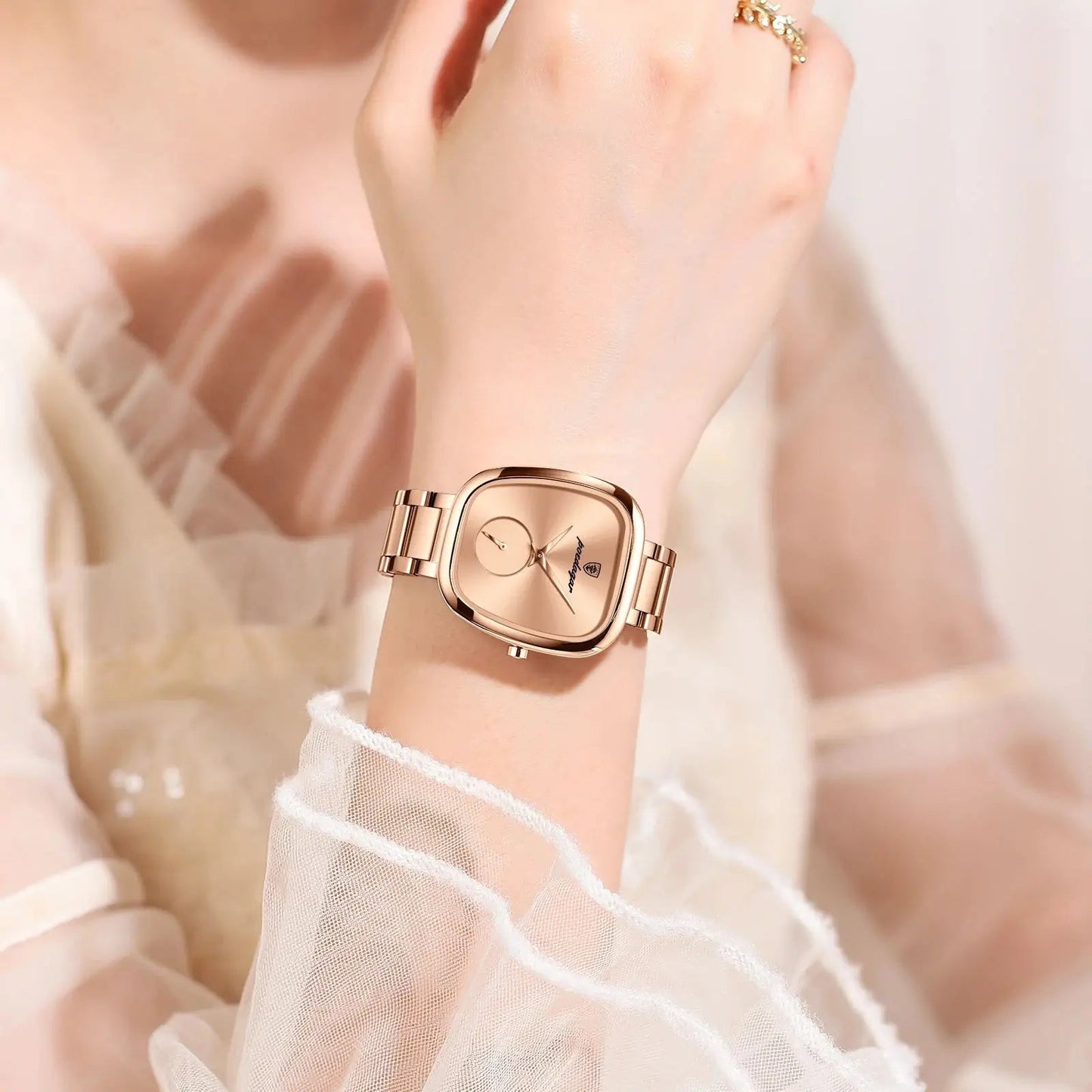 POEDAGAR Luxury Watch for Woman Waterproof Stainless Steel Quartz Ladies Watch High Quality Women's Watches Elegant Female Clock Your Shop Mania