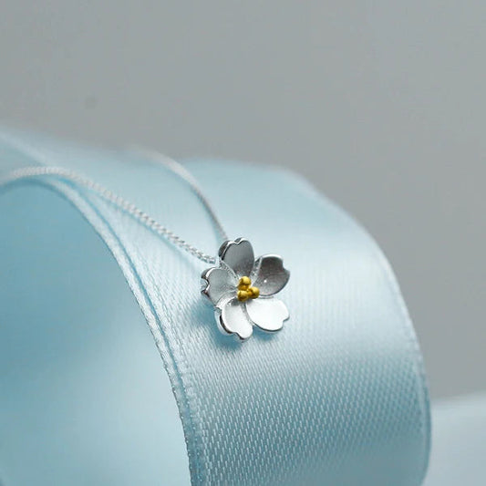 925 Sterling Silver cherry blossom Necklaces & Pendants For Women Your Shop Mania