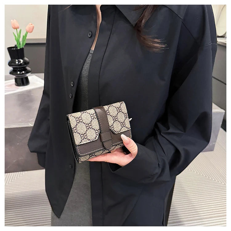 Faionable Cact Women's Wallet Large Capaci Thin Long Sle Handheld Leather Clutch Simple Design Spring 2025 New Arrival Your Shop Mania