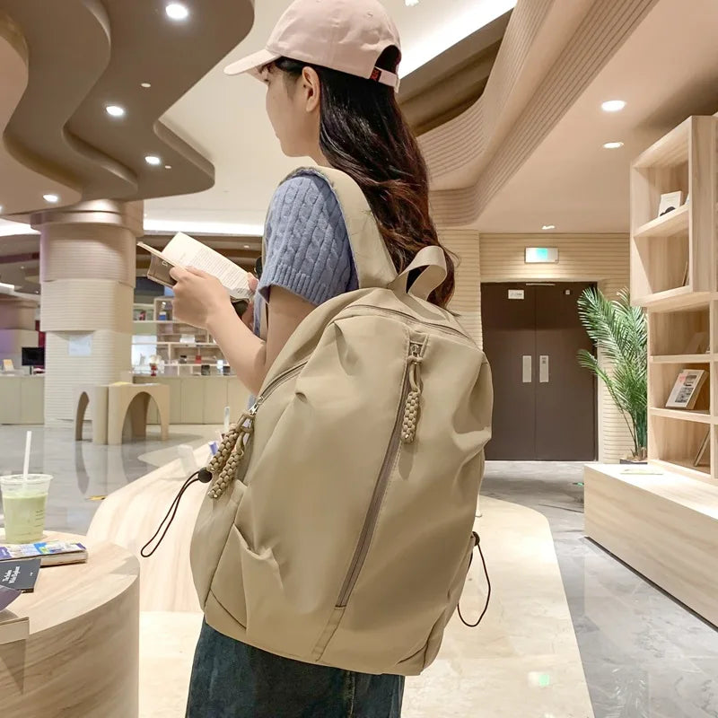 Fashion Women's Backpack Lightweight Nylon Boys and Girls Students School Bag Travel Backpacks for Women and Men Your Shop Mania