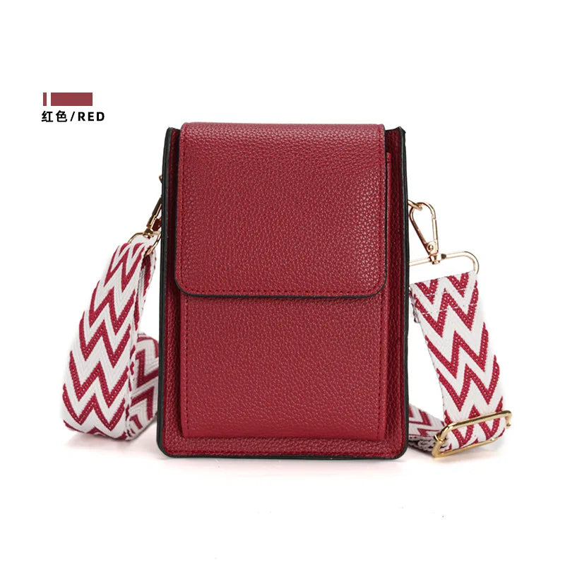 Multi-Card Slot Mobile Phone Bag Women's Niche Single Shoulder Thin Crossbody Bag Simple Multi-Functional Adjustable Shoulder Strap Large Capacity Your Shop Mania