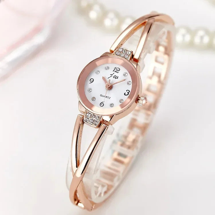 Luxury Simple Quartz Wristwatch Small Round Dial 3 Colour Ladies Women Watches Brand Casual Quartz Watch Relogio Feminino Clock Your Shop Mania