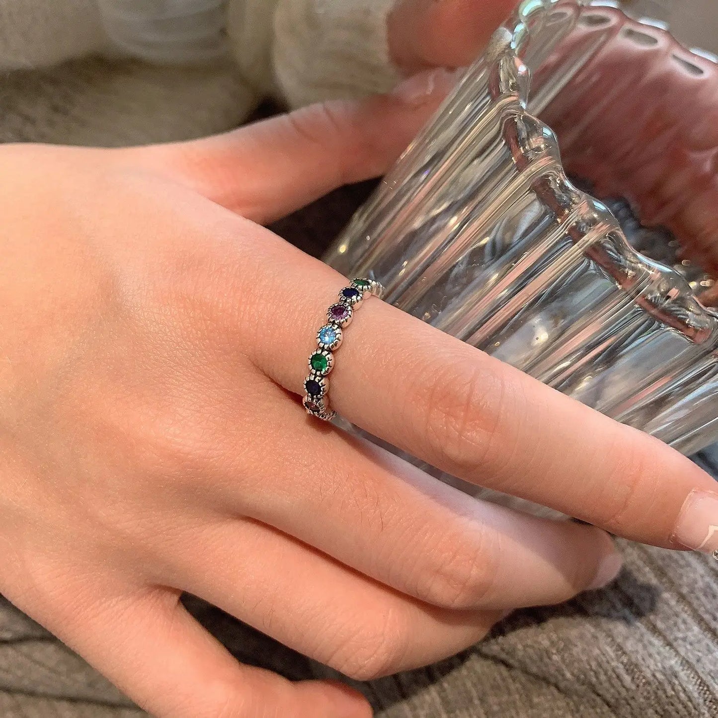 Colorful Stone Ring