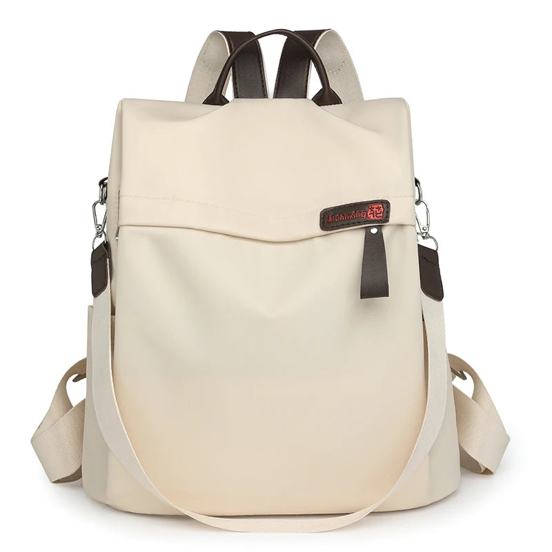 2025 New Fashion Women Anti-Theft Nylon Backpack Large Capacity Lightweight Travel Handbag Casual Shoulder Bag for Work College Your Shop Mania