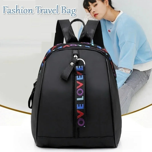 Women Backpacks Fashion LOVE Casual Shoulder Bag Back Pack School Backpack Your Shop Mania