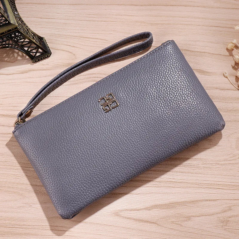 2025 Euro American Style 5.5in Phone Wallet - Zipper Clutch Purse Women's Fashion Card Holder Crossbody Bag Your Shop Mania