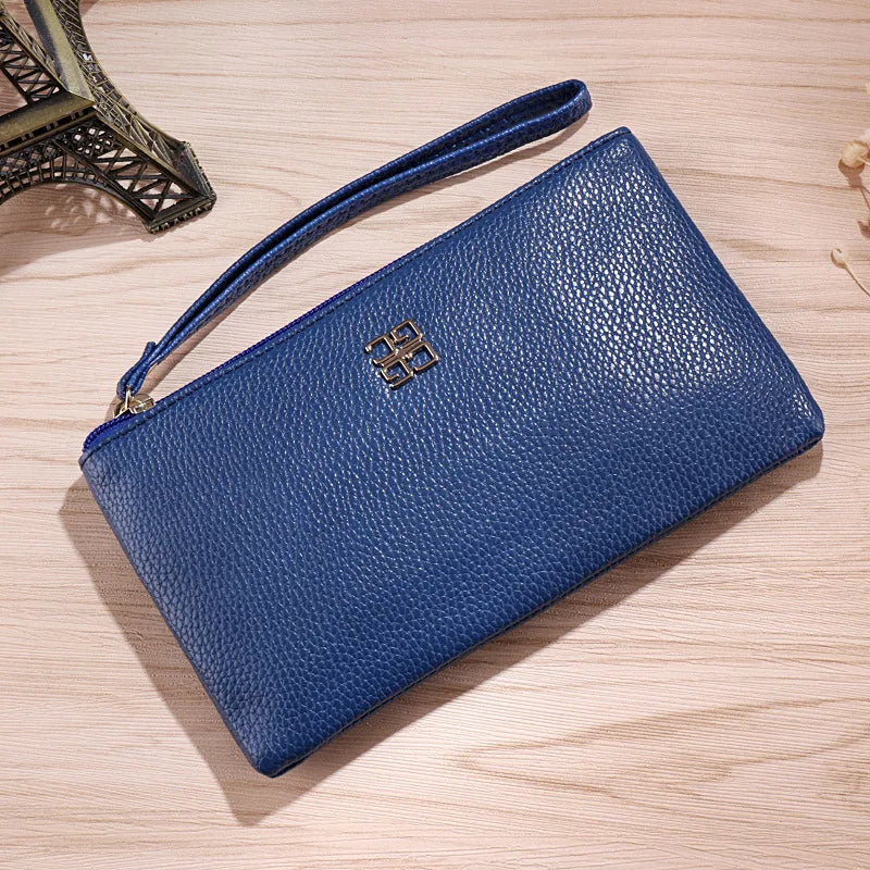 2025 Euro American Style 5.5in Phone Wallet - Zipper Clutch Purse Women's Fashion Card Holder Crossbody Bag Your Shop Mania