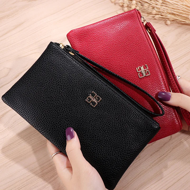 2025 Euro American Style 5.5in Phone Wallet - Zipper Clutch Purse Women's Fashion Card Holder Crossbody Bag Your Shop Mania