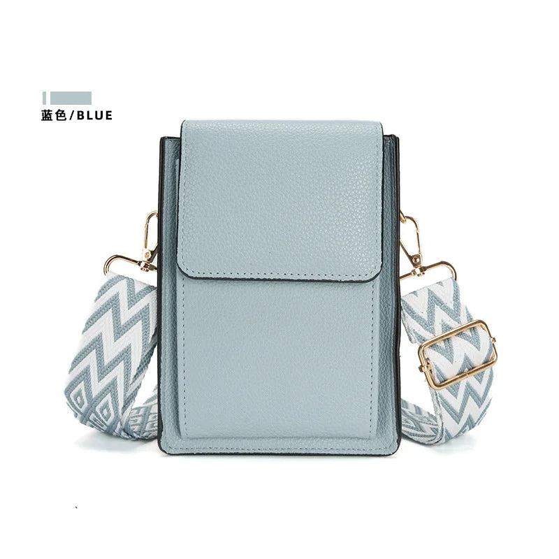 Multi-Card Slot Mobile Phone Bag Women's Niche Single Shoulder Thin Crossbody Bag Simple Multi-Functional Adjustable Shoulder Strap Large Capacity Your Shop Mania