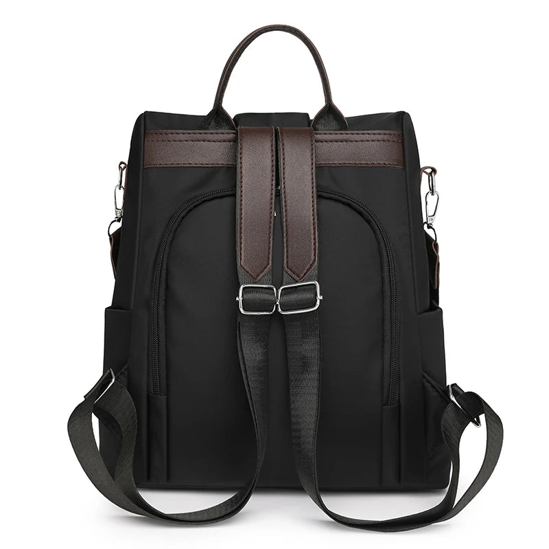 2025 New Fashion Women Anti-Theft Nylon Backpack Large Capacity Lightweight Travel Handbag Casual Shoulder Bag for Work College Your Shop Mania