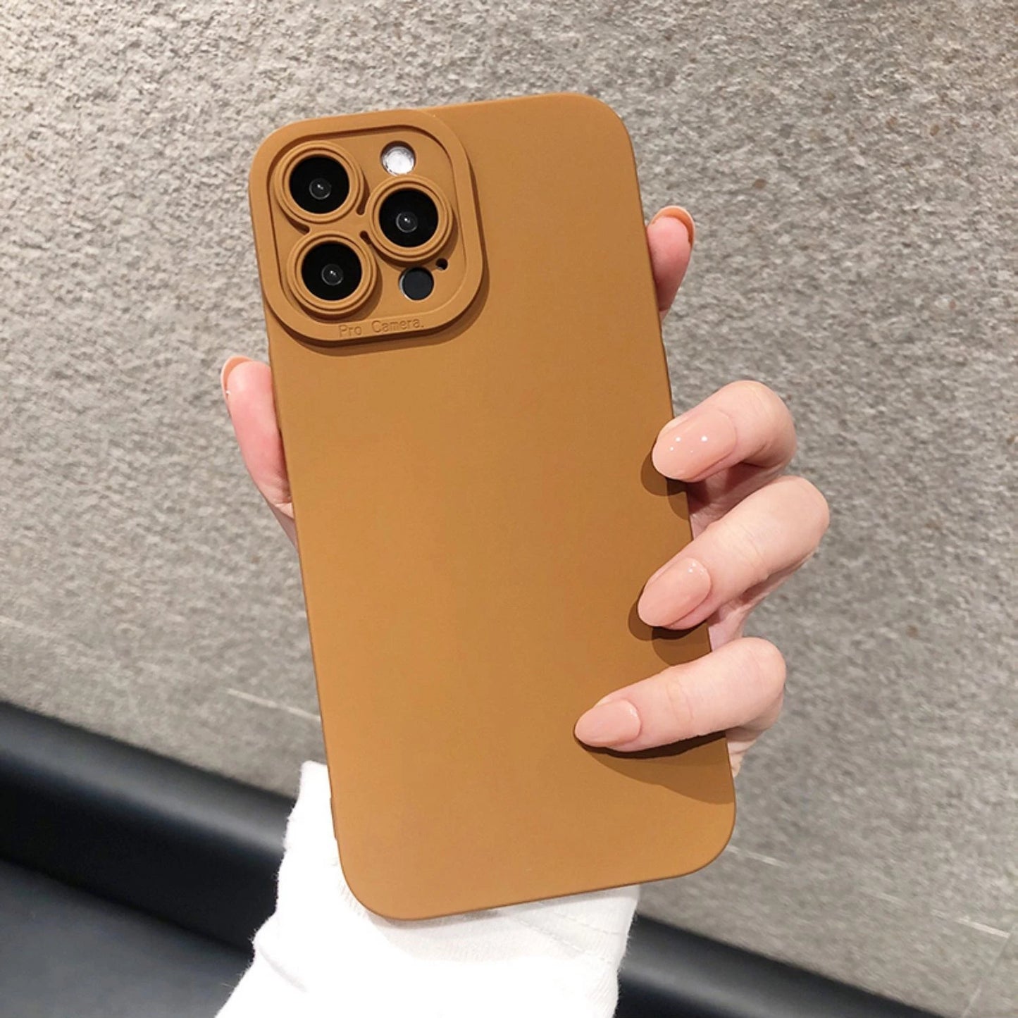 Luxury Soft Matte Purple Phone Case For iPhone 11 12 13 14 15 16 Pro Max XS XR 7 Plus Original Liquid Silicone Shockproof Cover