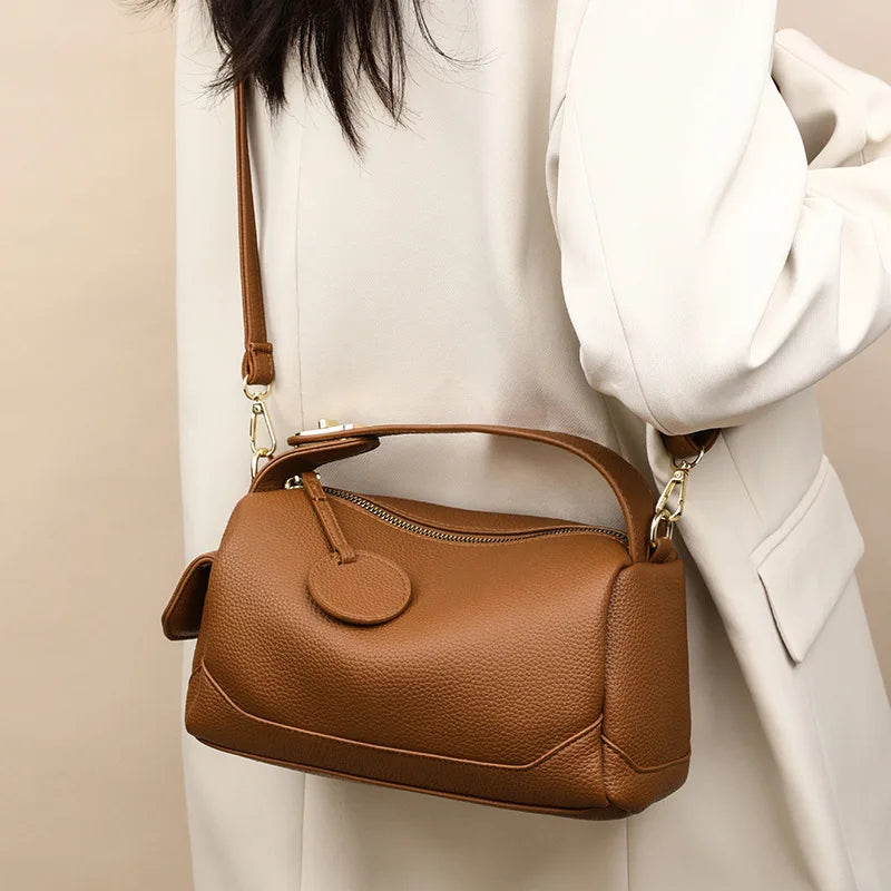 Women's Bags Fashion PU Leather Top Carrying Bag Handbags Multi Pocket Design Multifunctional Crossbody Tote Bag Shoulder Bag Your Shop Mania