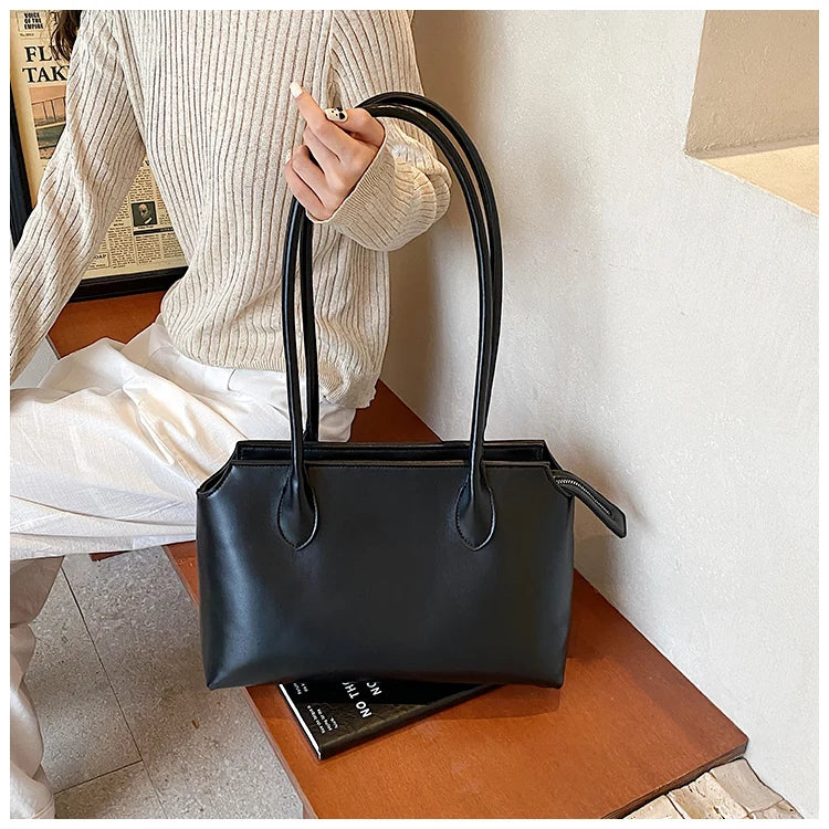 Urban Simple Sle Handbag Single oulder Bag Underarm Casual Bag Summer Trendy  Large Bag Tote Bag Your Shop Mania