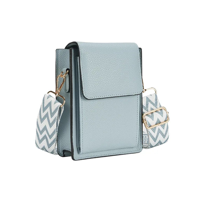 Multi-Card Slot Mobile Phone Bag Women's Niche Single Shoulder Thin Crossbody Bag Simple Multi-Functional Adjustable Shoulder Strap Large Capacity Your Shop Mania