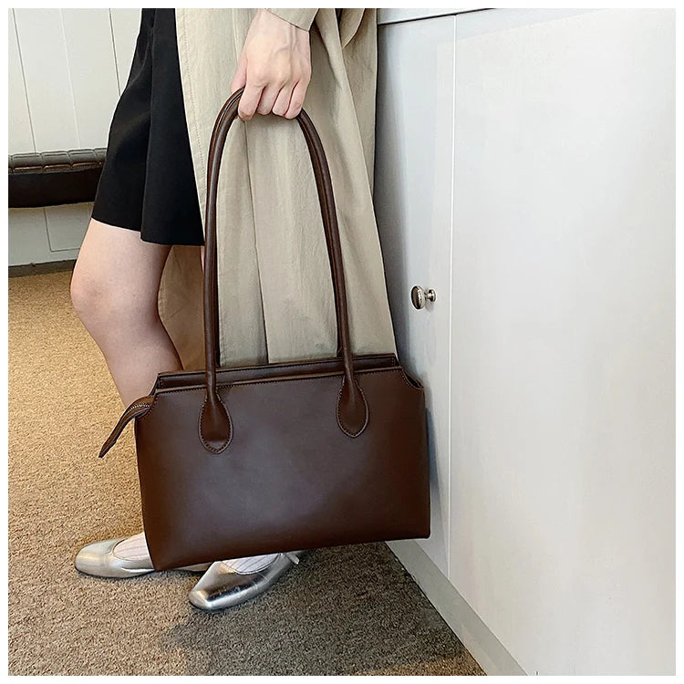 Urban Simple Sle Handbag Single oulder Bag Underarm Casual Bag Summer Trendy  Large Bag Tote Bag Your Shop Mania