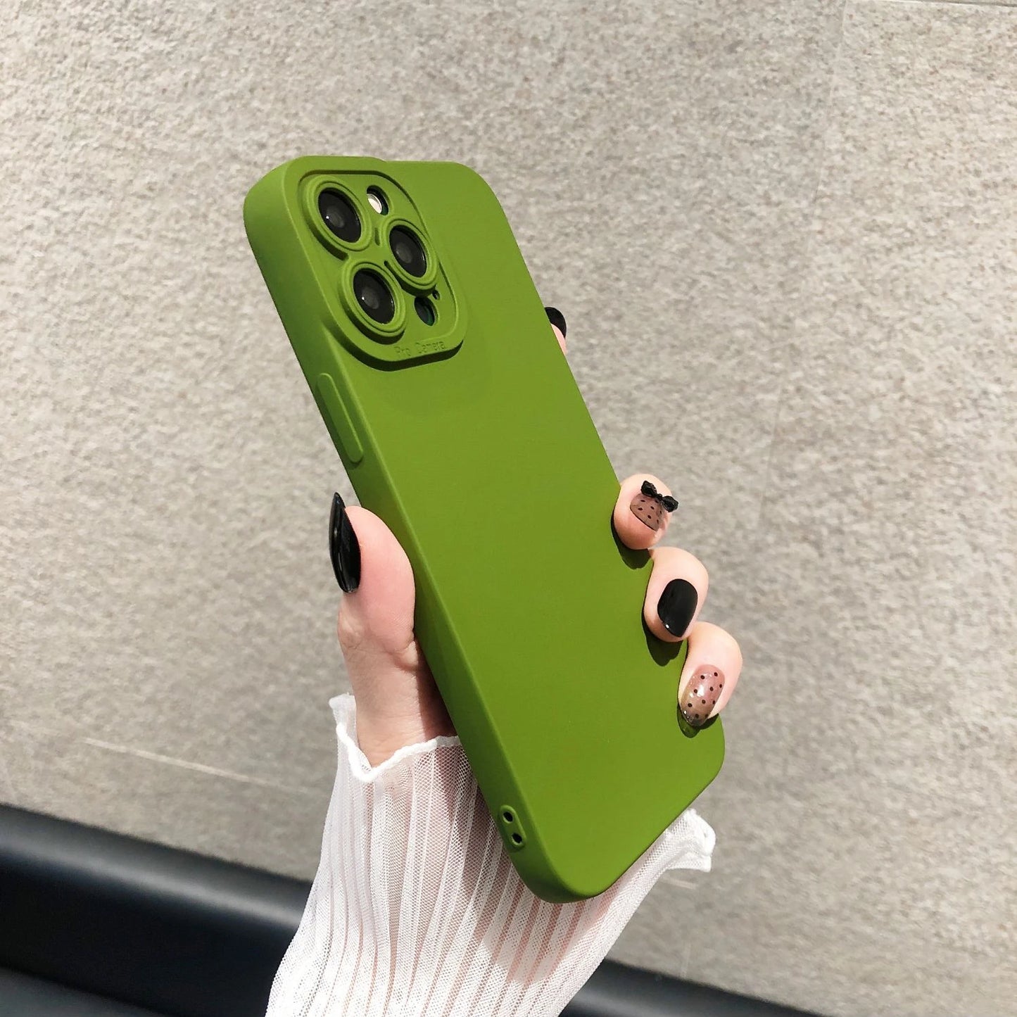 Luxury Soft Matte Purple Phone Case For iPhone 11 12 13 14 15 16 Pro Max XS XR 7 Plus Original Liquid Silicone Shockproof Cover