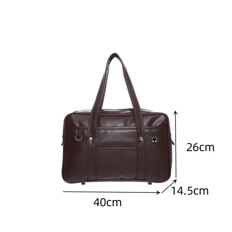 Two-dimensional  bag girl PU  COS wear-resistant waterproof one-shoulder Messenger handbag Your Shop Mania