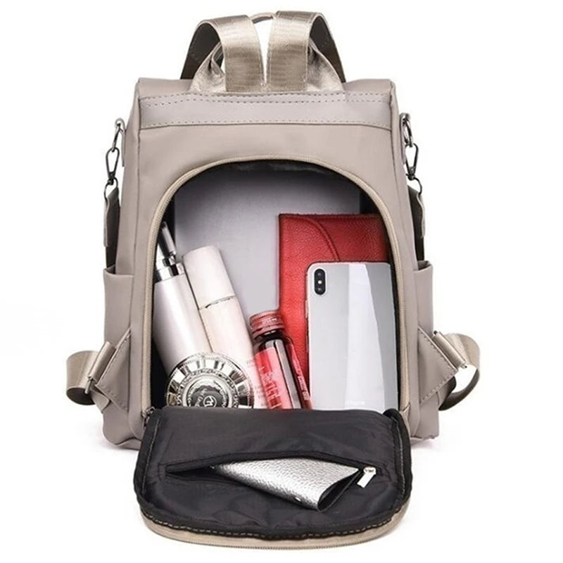 Waterproof Oxford Women Backpack Fashion Anti-Theft School Bagpack Luxury Designer Female Large Capacity Travel Shoulder Handbag Your Shop Mania