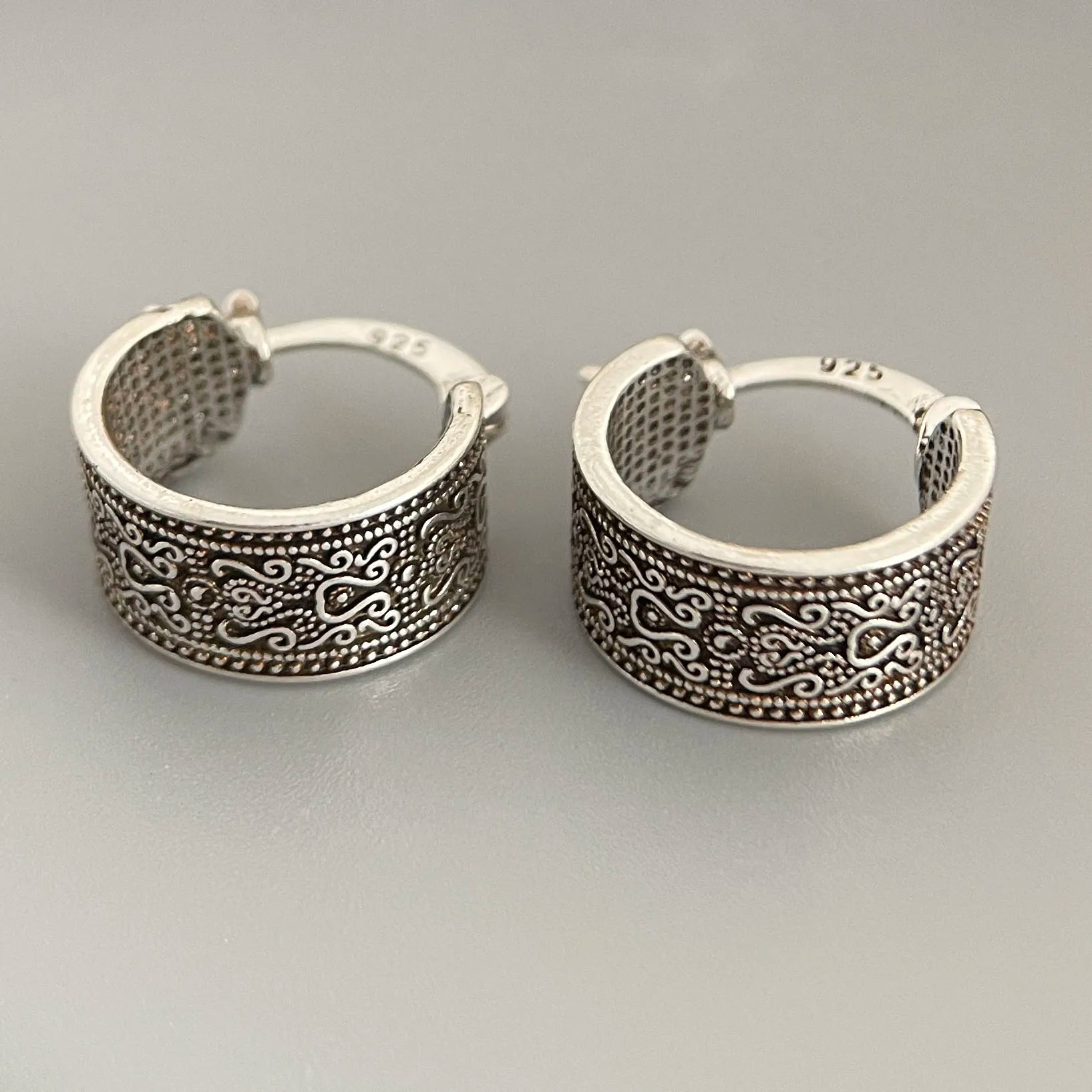 925 Sterling Silver Earrings For Women Trendy Simple Retro Flower Earring Jewelry Prevent Allergy Party Christmas Accessories Your Shop Mania