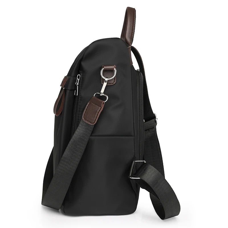2025 New Fashion Women Anti-Theft Nylon Backpack Large Capacity Lightweight Travel Handbag Casual Shoulder Bag for Work College Your Shop Mania