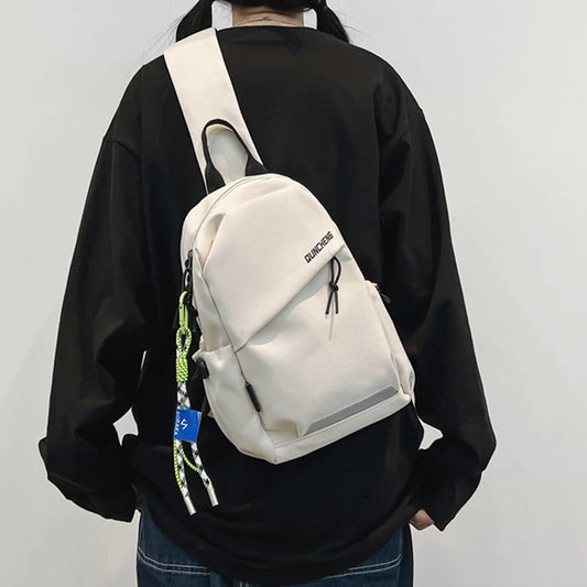 Crossbody Bag Men's Single Shoulder Small Backpack Chest Bag Women's Cycling Sports Mountain Climbing Boys Tablet Lightweight Mo Your Shop Mania