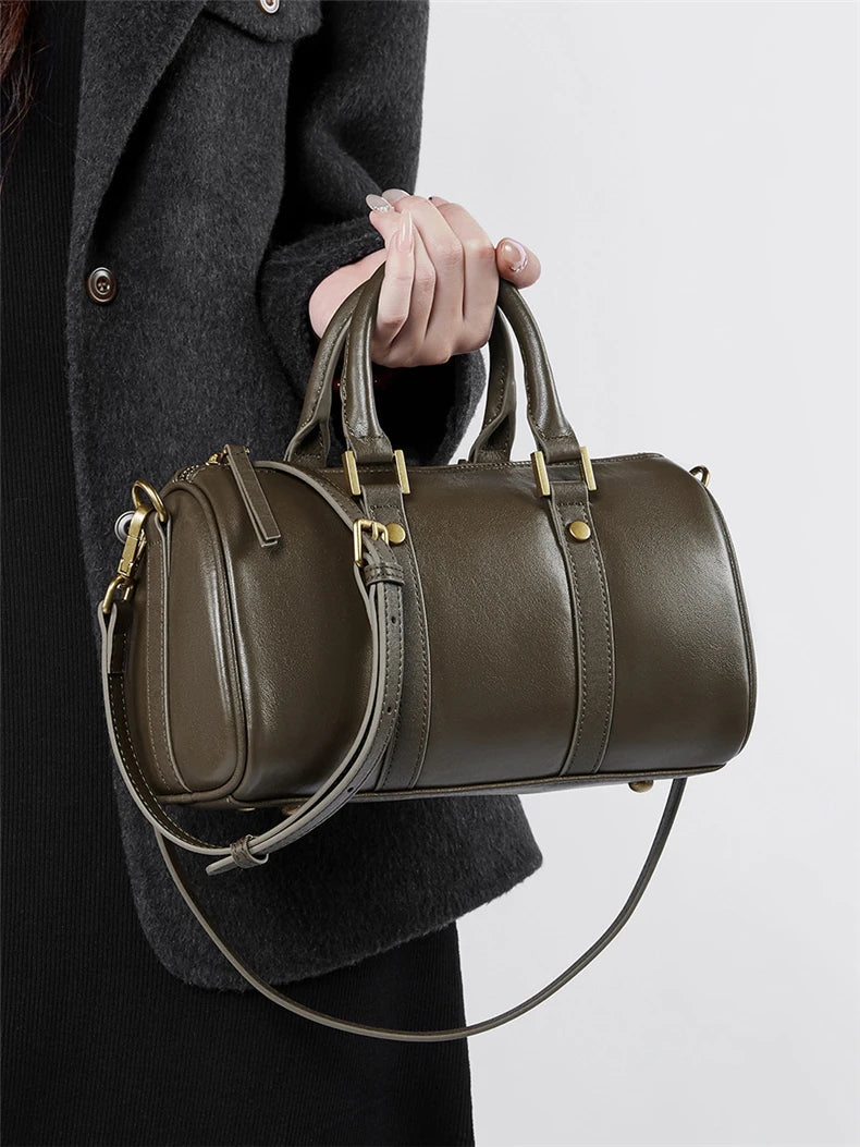 fashion  Genuine Leather Small Shoulder Crossbody Bags For Women 2025 Trend Designer Pillow Tote Ladies Handbags Your Shop Mania
