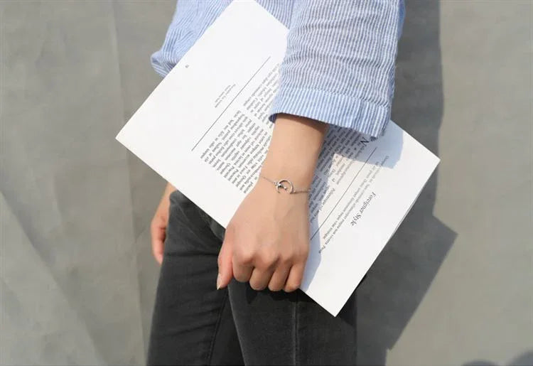 New Fashion Jewelry Beautiful 925 Sterling Silver Bracelets cat moon Simple Personality Sweet Bracelets Your Shop Mania