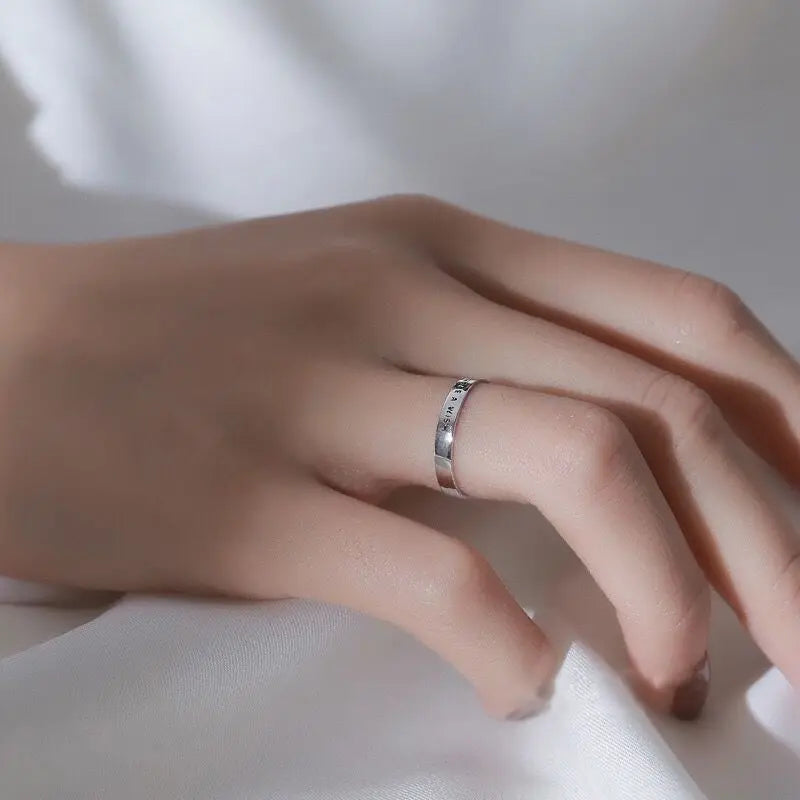 925 Sterling Silver Make A WISH Adjustable Rings For Women Wedding Luxury Quality Jewelry Wholesale Your Shop Mania