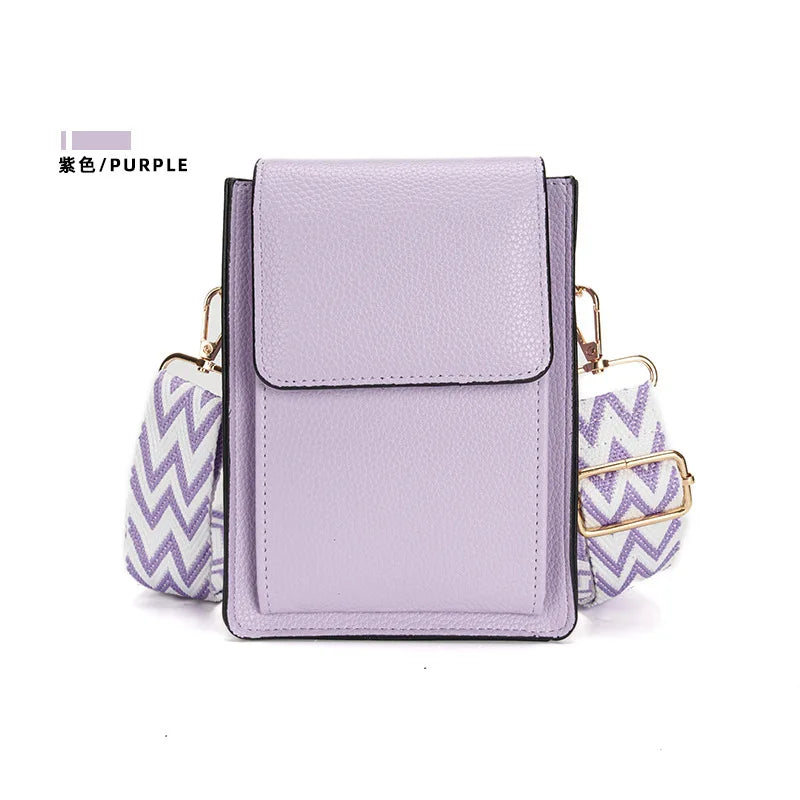 Multi-Card Slot Mobile Phone Bag Women's Niche Single Shoulder Thin Crossbody Bag Simple Multi-Functional Adjustable Shoulder Strap Large Capacity Your Shop Mania