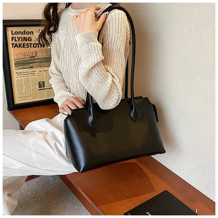 Urban Simple Sle Handbag Single oulder Bag Underarm Casual Bag Summer Trendy  Large Bag Tote Bag Your Shop Mania