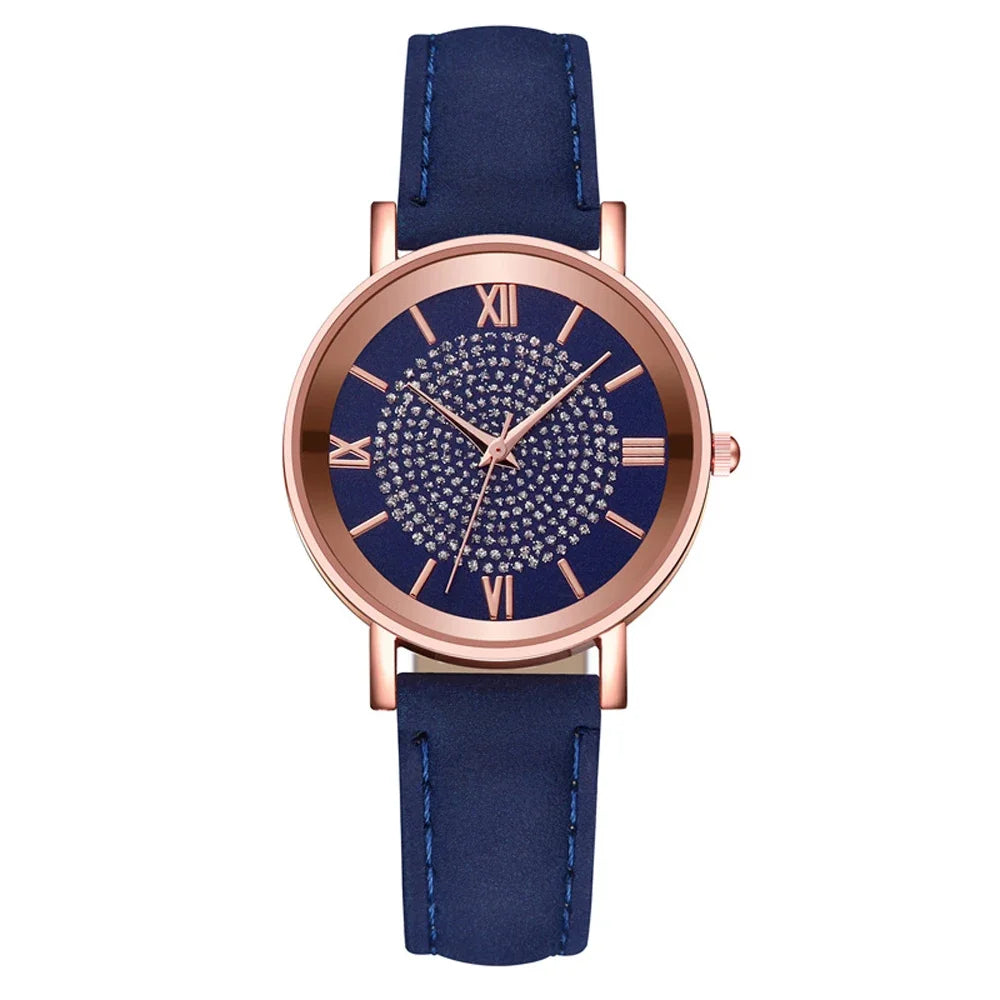2025 New Women Watch Luxury Female Quartz Wristwatch Leather Belt Dial Casual Fashion Bracelet Ladies Girls Clock Gifts Your Shop Mania