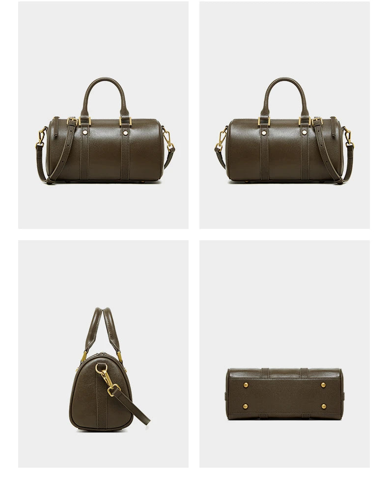 fashion  Genuine Leather Small Shoulder Crossbody Bags For Women 2025 Trend Designer Pillow Tote Ladies Handbags Your Shop Mania