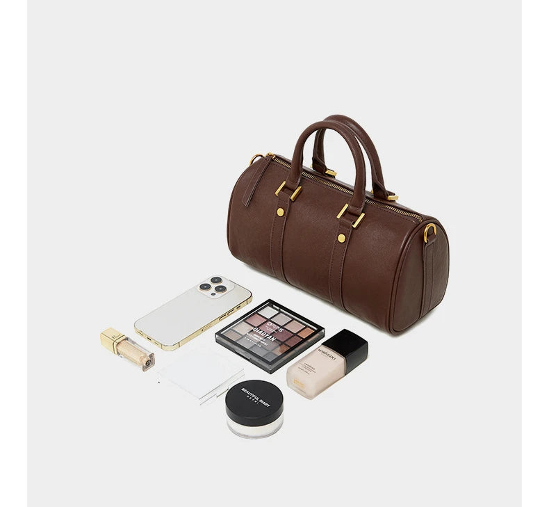 fashion  Genuine Leather Small Shoulder Crossbody Bags For Women 2025 Trend Designer Pillow Tote Ladies Handbags Your Shop Mania