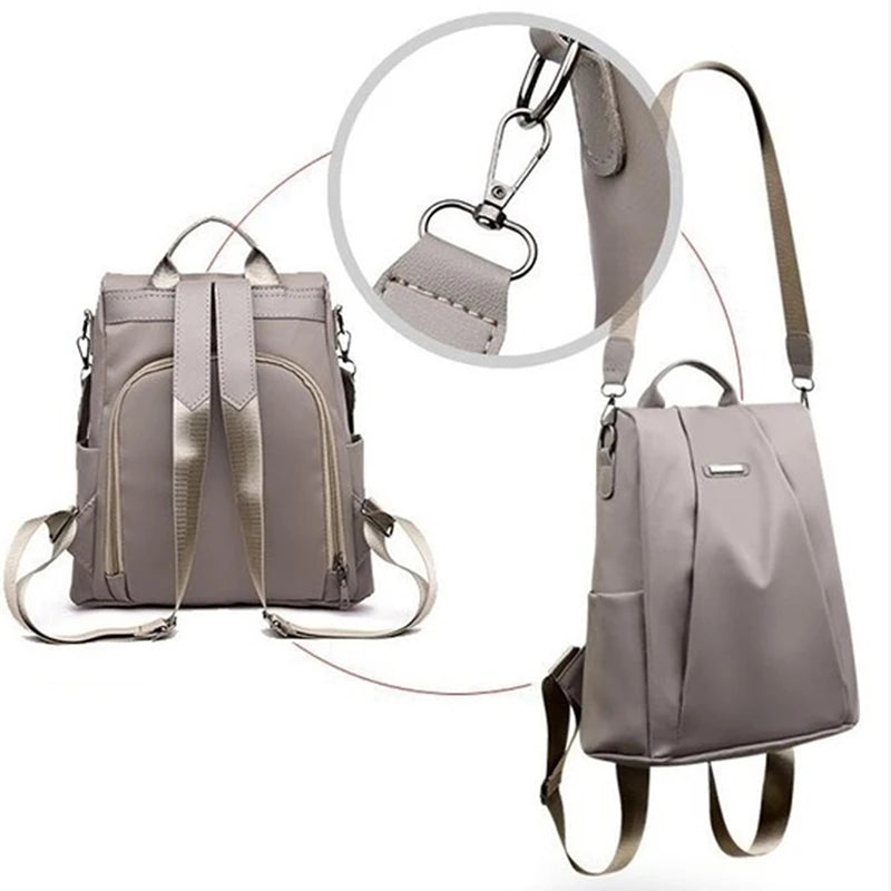 Waterproof Oxford Women Backpack Fashion Anti-Theft School Bagpack Luxury Designer Female Large Capacity Travel Shoulder Handbag Your Shop Mania
