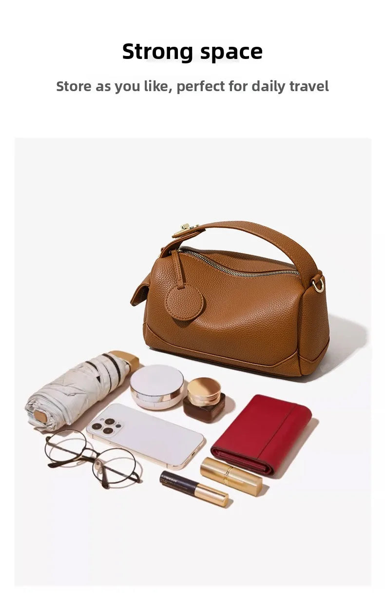 Women's Bags Fashion PU Leather Top Carrying Bag Handbags Multi Pocket Design Multifunctional Crossbody Tote Bag Shoulder Bag Your Shop Mania