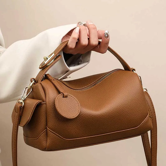 Women's Bags Fashion PU Leather Top Carrying Bag Handbags Multi Pocket Design Multifunctional Crossbody Tote Bag Shoulder Bag Your Shop Mania
