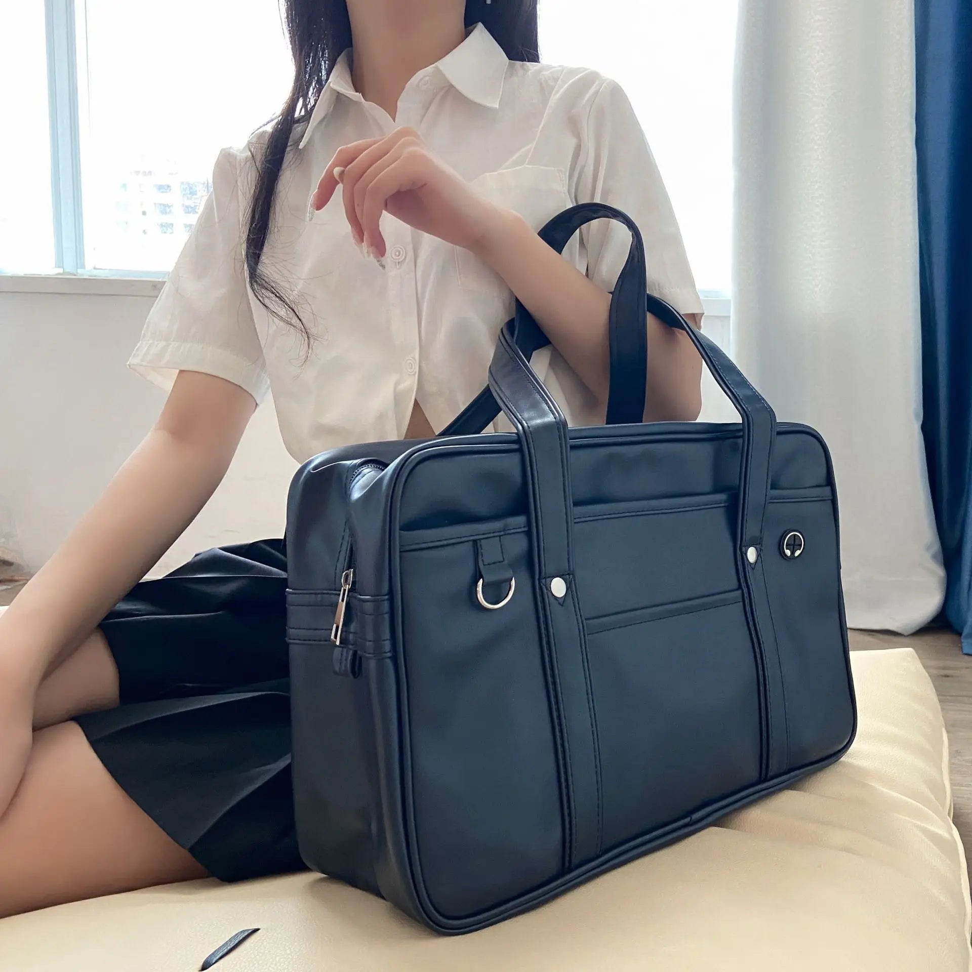Two-dimensional  bag girl PU  COS wear-resistant waterproof one-shoulder Messenger handbag Your Shop Mania