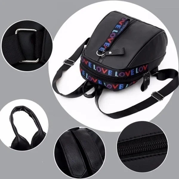 Women Backpacks Fashion LOVE Casual Shoulder Bag Back Pack School Backpack Your Shop Mania