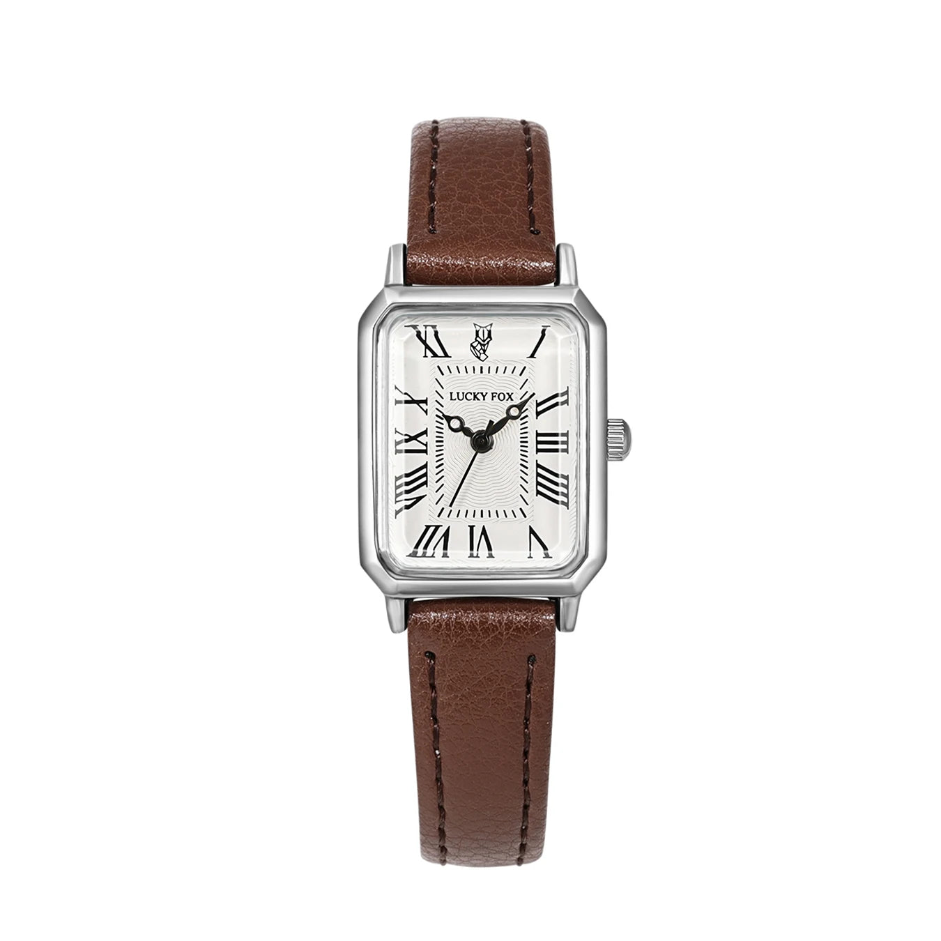 Fashion Rectangle Quartz Wrist Watch for Women Luxury Brand Roman Dial Leather Strap  Ladies Watches Clock Your Shop Mania