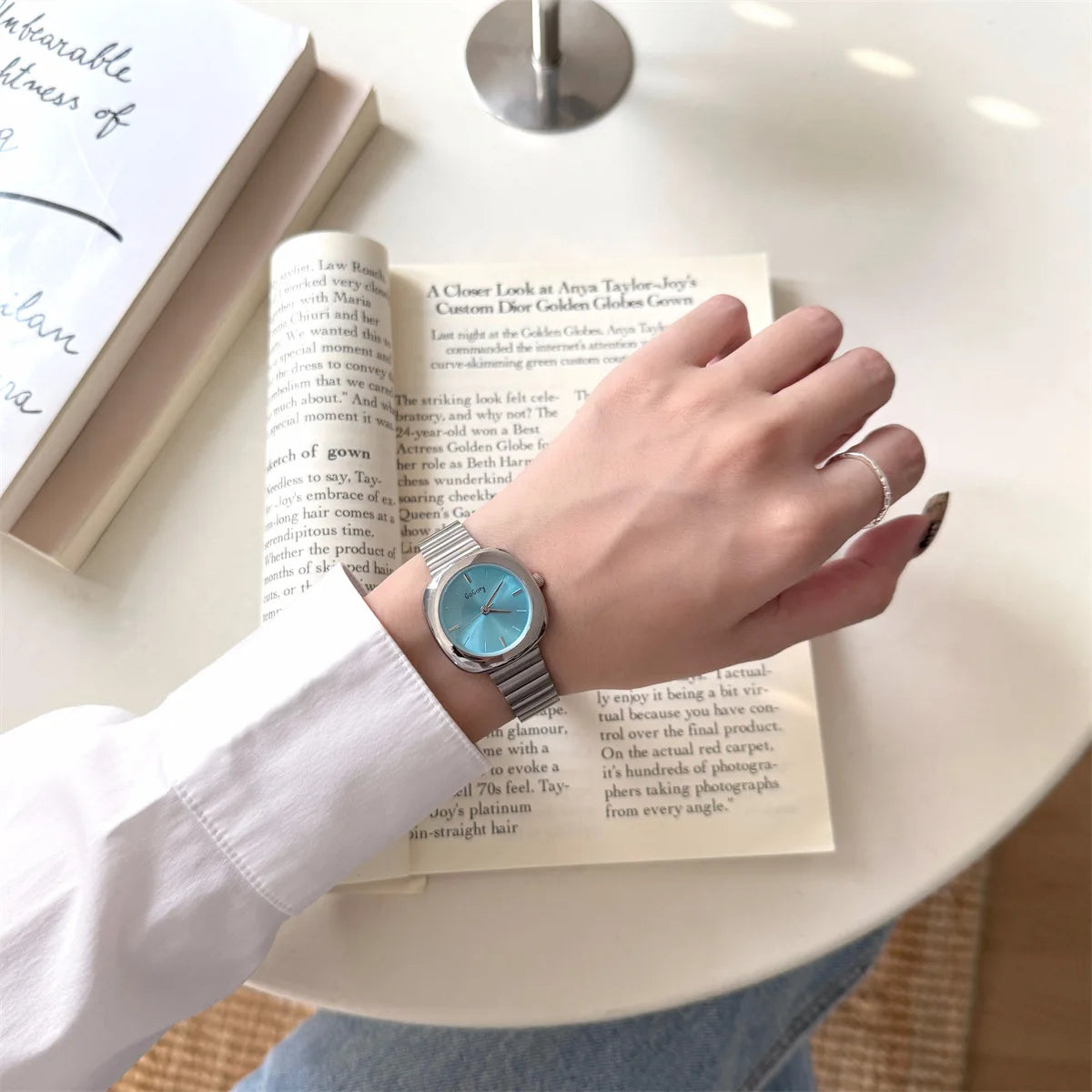 Luxury Brand Gold Watch for Women Fashion Simple Quartz Watches Adjustable Stainless Steel Strap Wristwatch Dropshipping Your Shop Mania