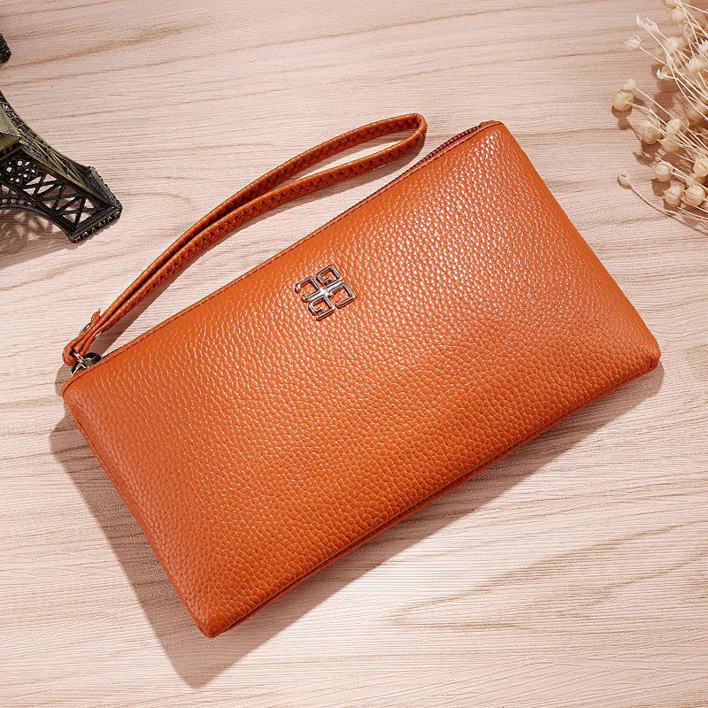 2025 Euro American Style 5.5in Phone Wallet - Zipper Clutch Purse Women's Fashion Card Holder Crossbody Bag Your Shop Mania