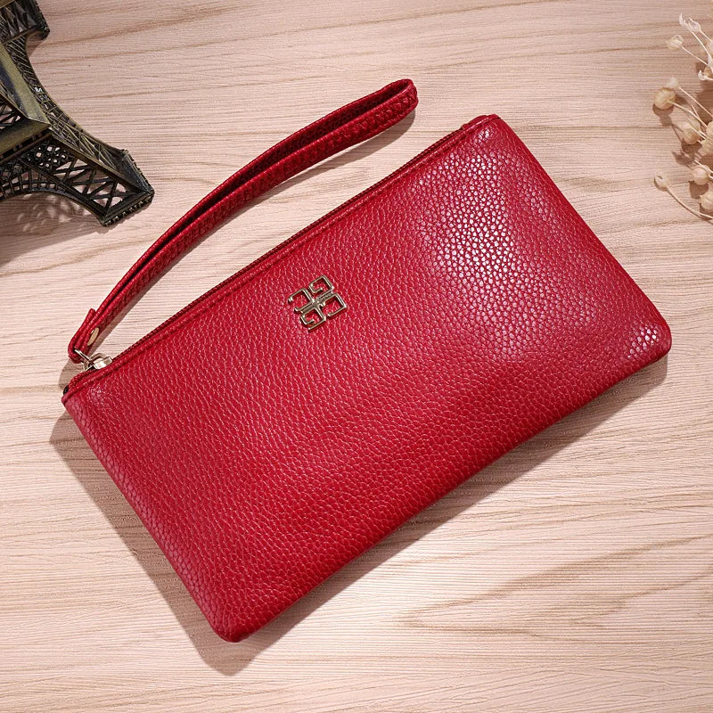 2025 Euro American Style 5.5in Phone Wallet - Zipper Clutch Purse Women's Fashion Card Holder Crossbody Bag Your Shop Mania